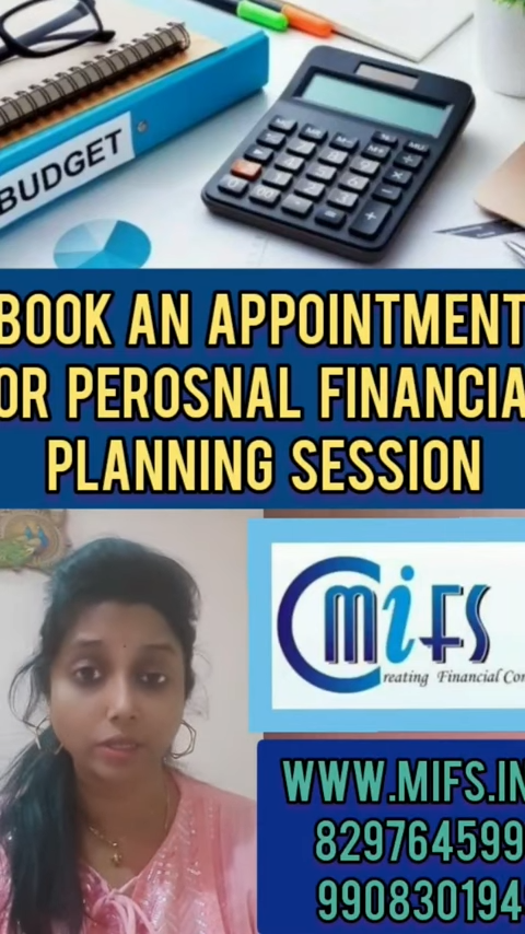 Financial planning session # Take an appointment for Financial Planning// by Madhavi reddy CFP